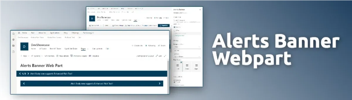 Alerts Banner Web Part