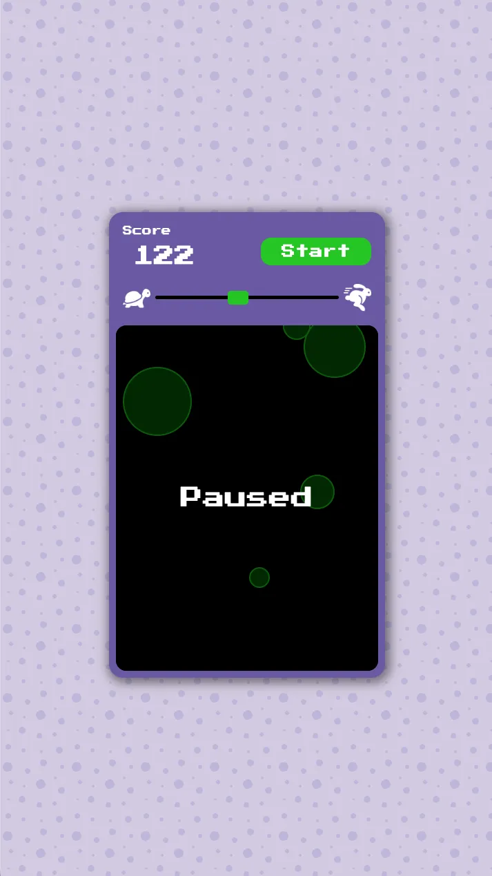 Dot Drop Game Paused