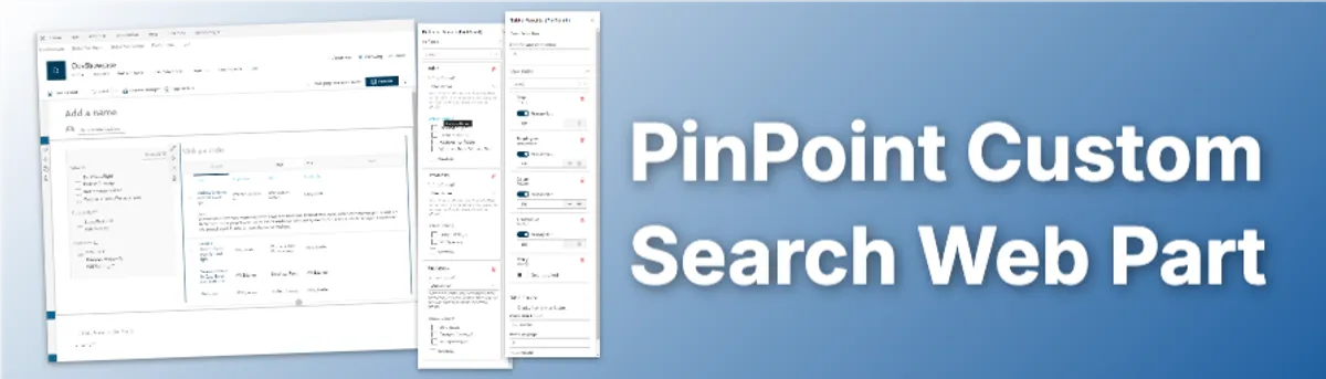 Pinpoint Custom Search Web Parts