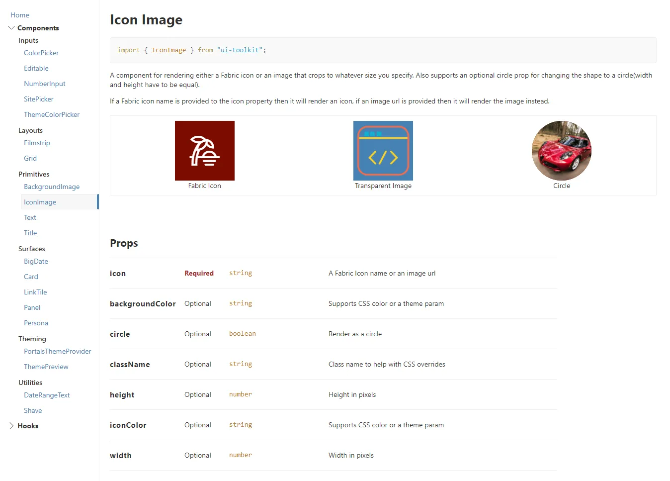 UI Toolkit Icon Image Component